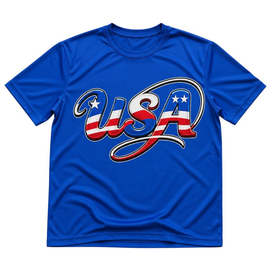 Customized Blue T-Shirt