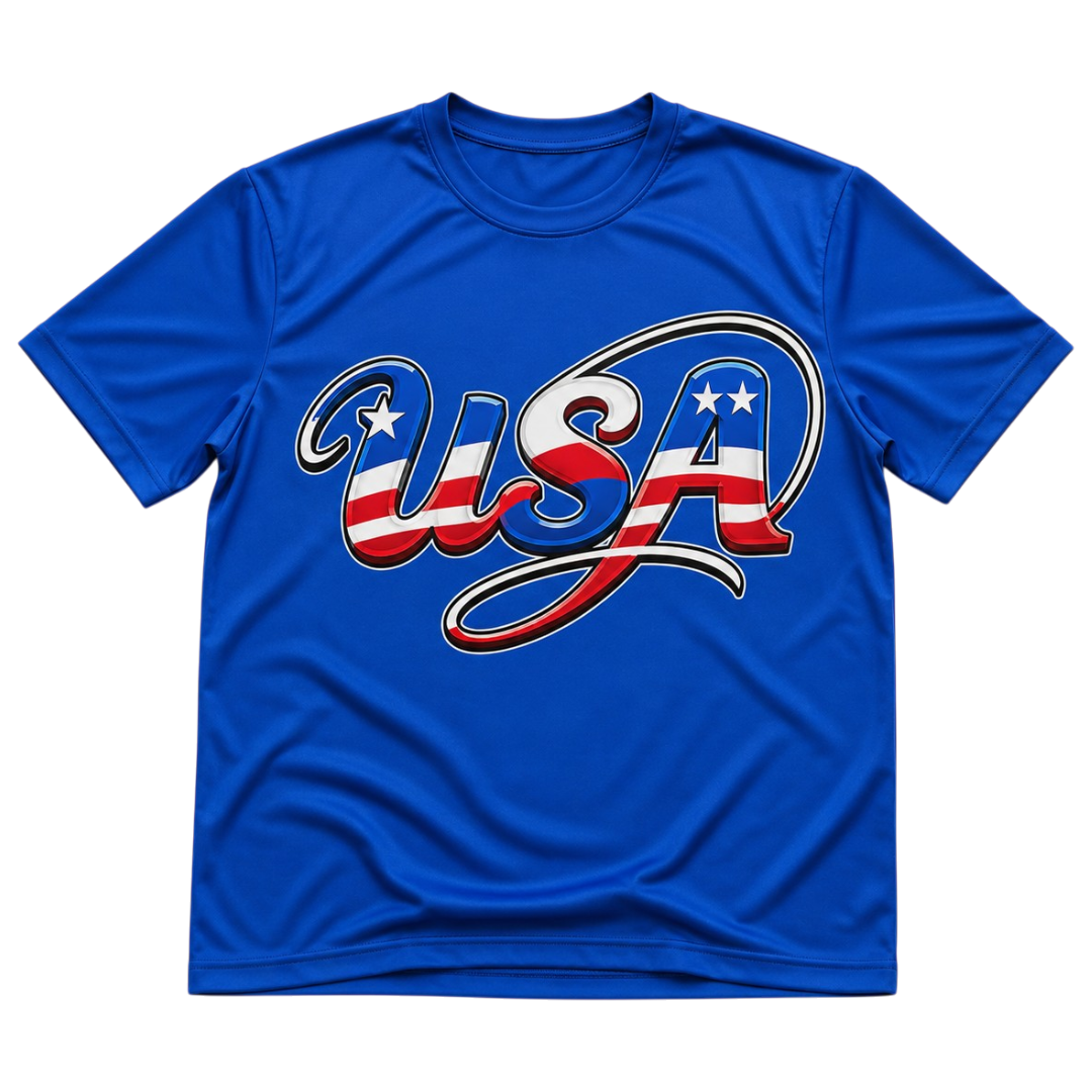 Customized Blue T-Shirt
