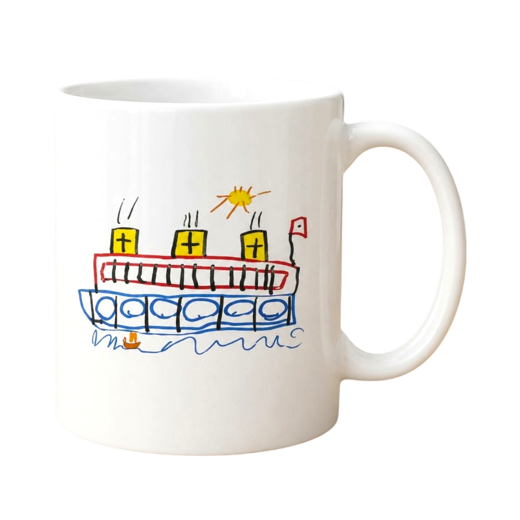 White KidArt Mug