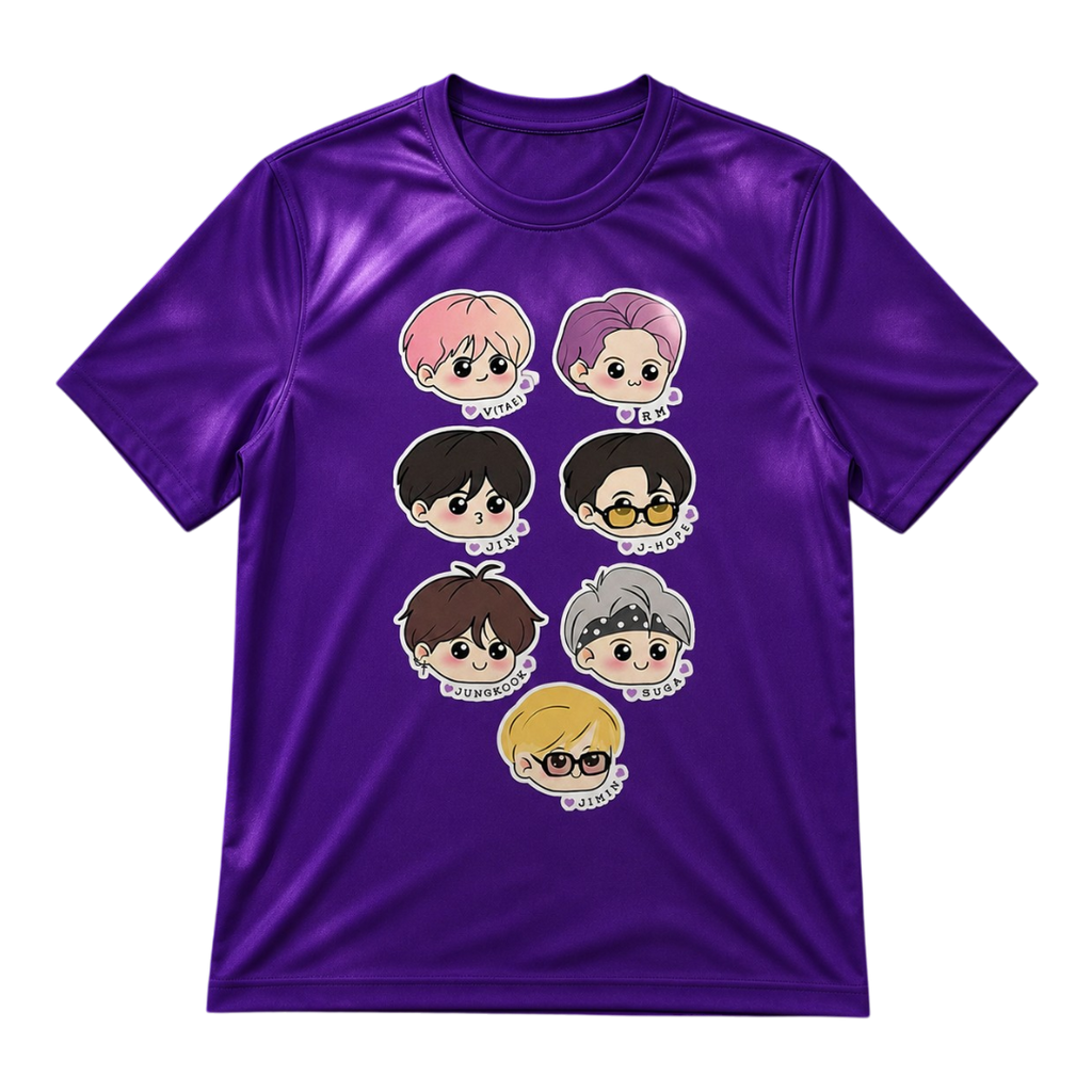 Customized Purple T-Shirt