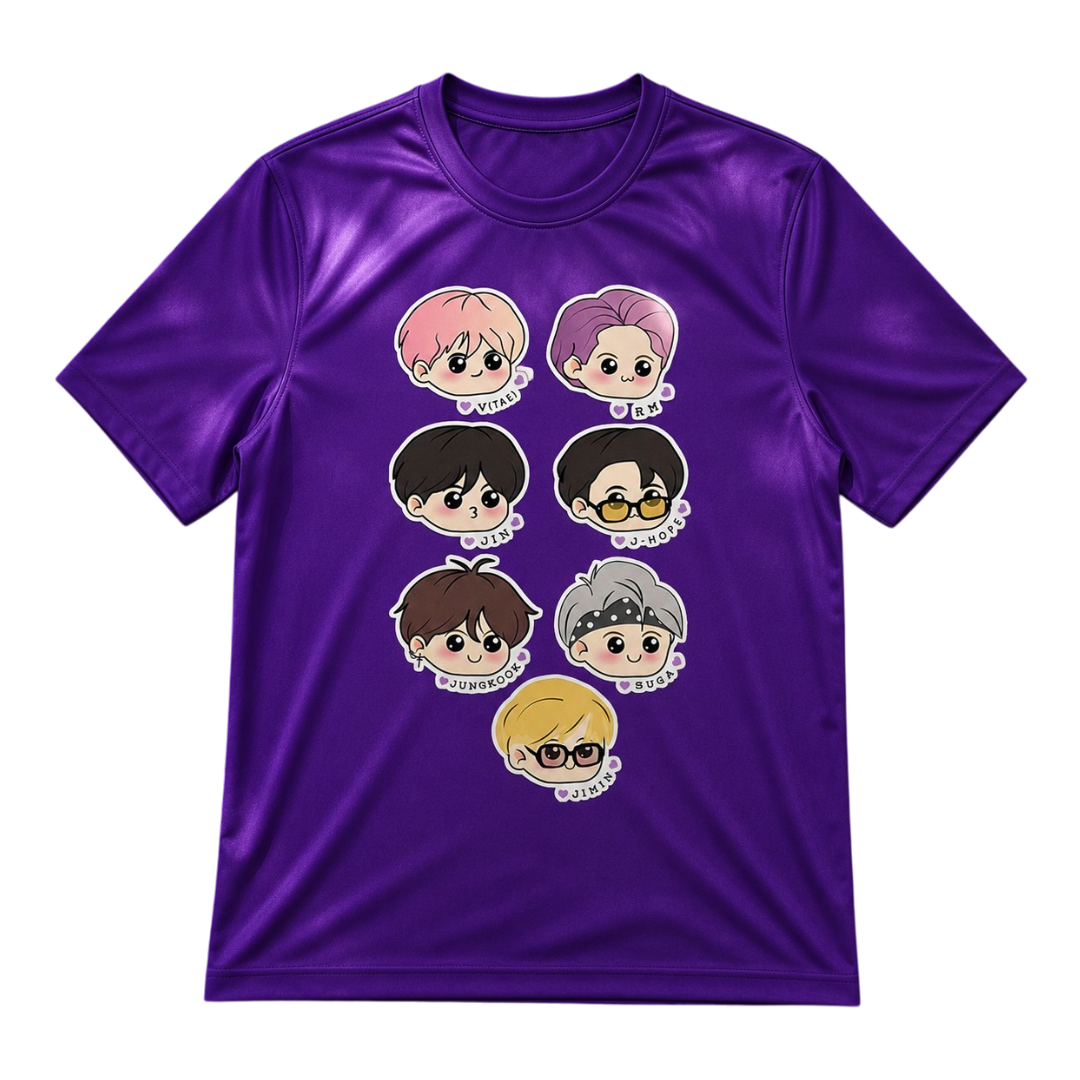 Customized Purple T-Shirt