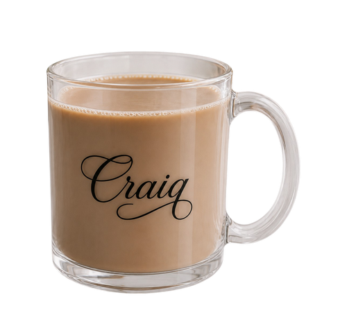 Customized Clear Mug