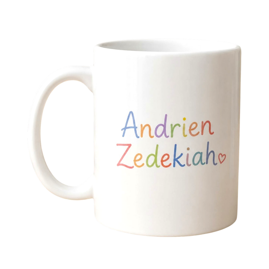 White KidArt Mug