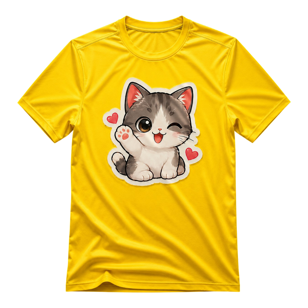 Customized Yellow T-Shirt