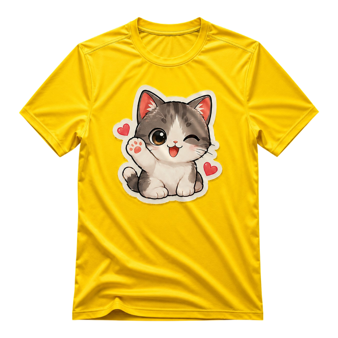 Customized Yellow T-Shirt